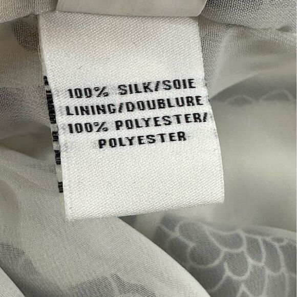 DIANE VON FURSTENBERG Maja Two Roses Line Silk Shift Dress Sz 6 - Picture 3 of 10